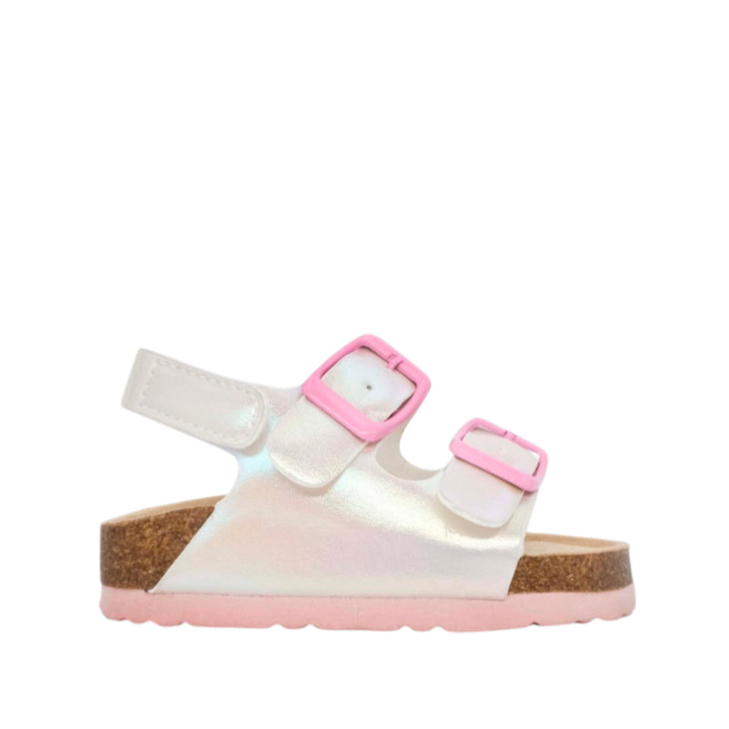 Sandalias Cami para infante color blanco