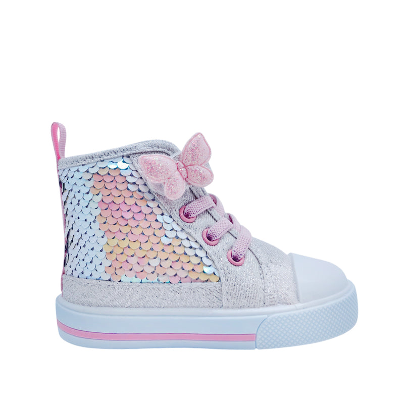 Botas Valeria para infante color blanco