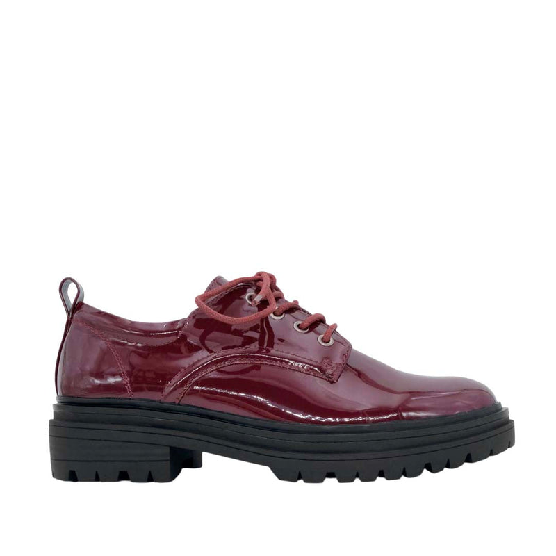 Mocasines Adriana para mujer color vino