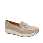 Mocasines Brenda para mujer color hueso