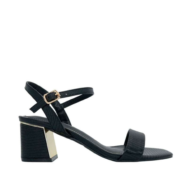 Sandalias de tacón Wesly para mujer color negro
