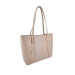 Cartera tote Yeriely para mujer color nude
