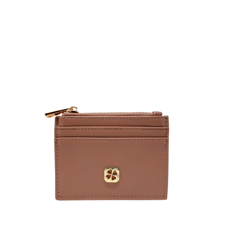 Billetera Eddie para mujer color taupe