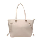 Cartera tote Belinda para mujer color hueso