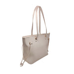 Cartera tote Belinda para mujer color hueso