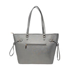 Cartera tote Belinda para mujer color gris