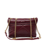 Cartera crossbody Katie para mujer color vino