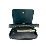 Billetera Karli para mujer color verde