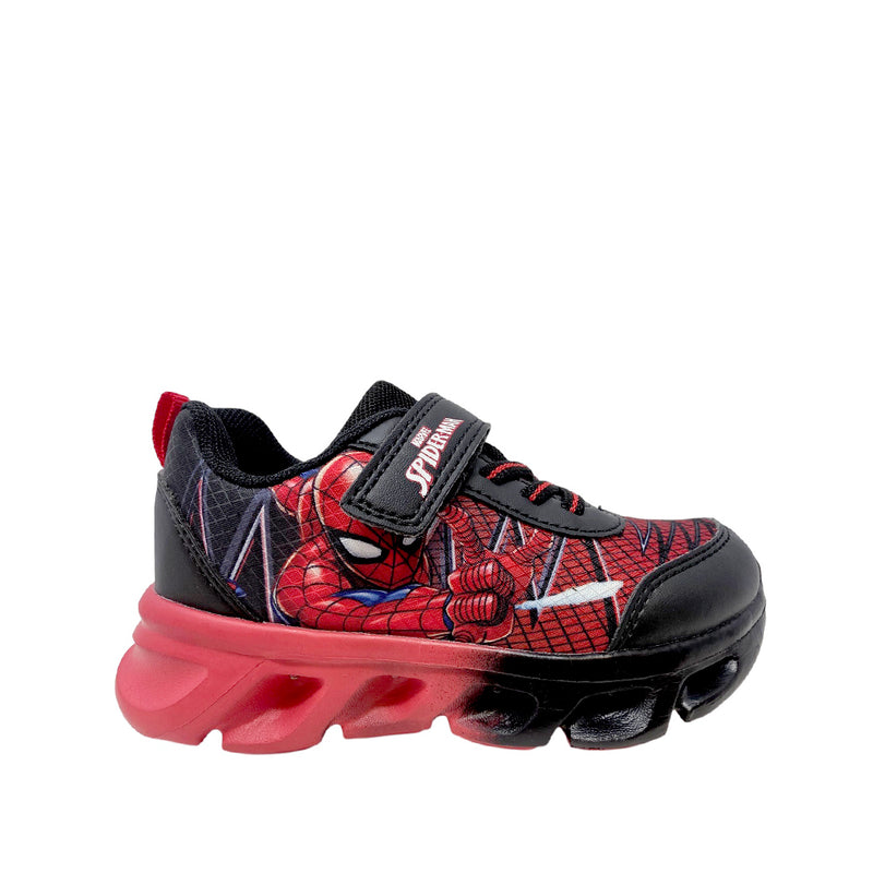 Tennis Spiderman para niño color negro