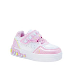 Sneakers Tefi para infante color blanco y rosado