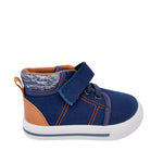 Canvas Beto para infante color navy