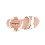 Sandalias Ari para niña color blanco