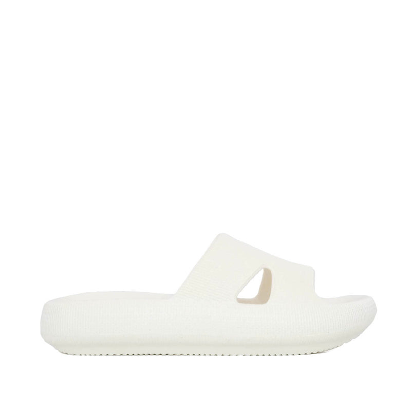 Sandalias Flats Herna para mujer color hueso