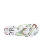 Sandalias Flats Karina para mujer color verde
