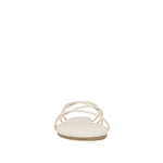 Sandalias flats Katie para mujer color hueso