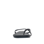 Sandalias flats Kenia para mujer color negro