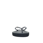 Sandalias Flats Marina para mujer color negro