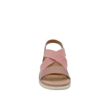 Sandalias flats Bethel para mujer color blush
