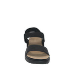 Sandalias Flats Laura para mujer color negro