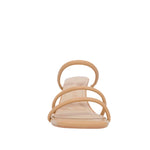 Sandalias de cuña Karla para mujer color beige