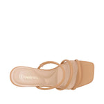Sandalias de cuña Karla para mujer color beige