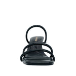 Sandalias de cuña Karla para mujer color negro