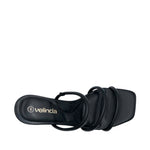 Sandalias de cuña Karla para mujer color negro