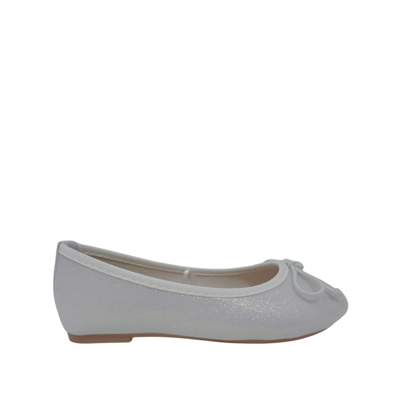 Ballerinas Ivonne para niña color blanco