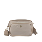 Cartera crossbody Adelie para mujer color beige