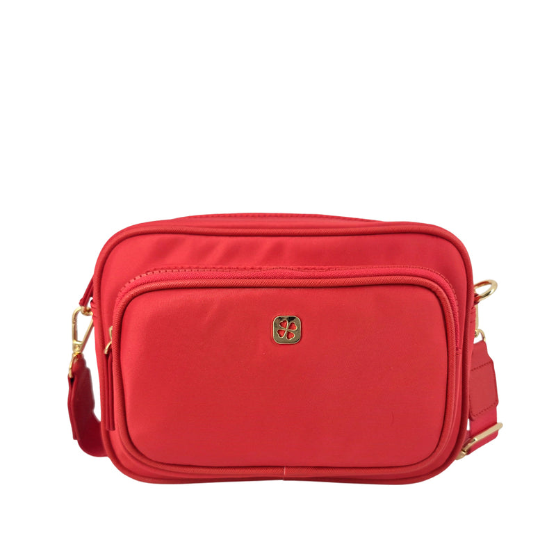 Crossbody Adelie para mujer color rojo