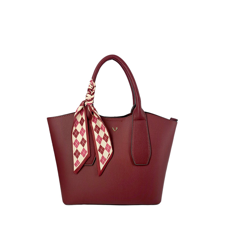 Cartera satchel Madison para mujer color rojo