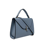 Cartera satchel Lilianne para mujer color celeste