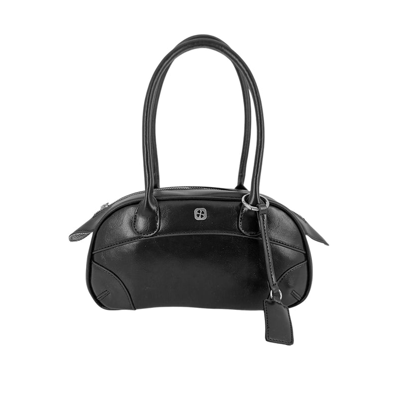 Cartera Satchel Kaeli para mujer color negro