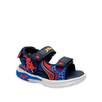 Sandalias flats Spiderman para niño color marino