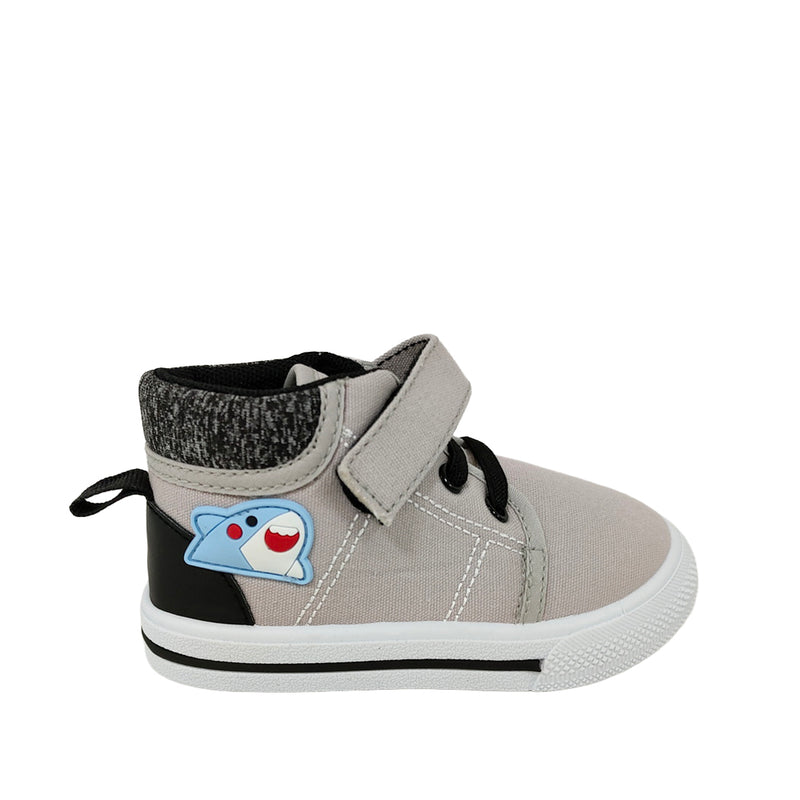 Canvas Rony para infante color gris
