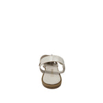 Sandalias Flats Yara para mujer color blanco