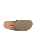 Sandalias flats Clogy para mujer color beige