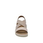 Sandalias flats Bethel para mujer color beige