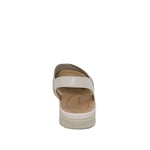 Sandalias flats Bethel para mujer color beige