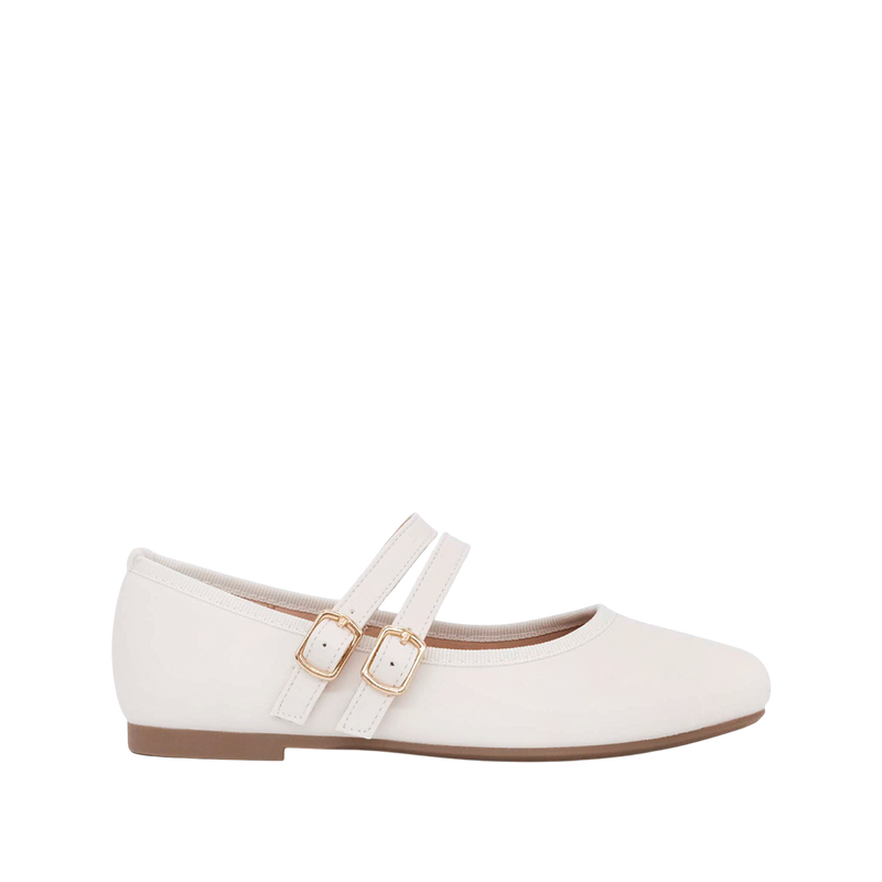 Ballerinas Kassy para niña color blanco