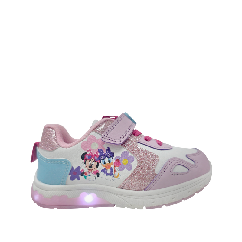 Tennis Minnie para niña color rosado