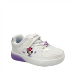 Tennis Minnie para niña color blanco