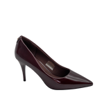 Tacones Gia para mujer color vino