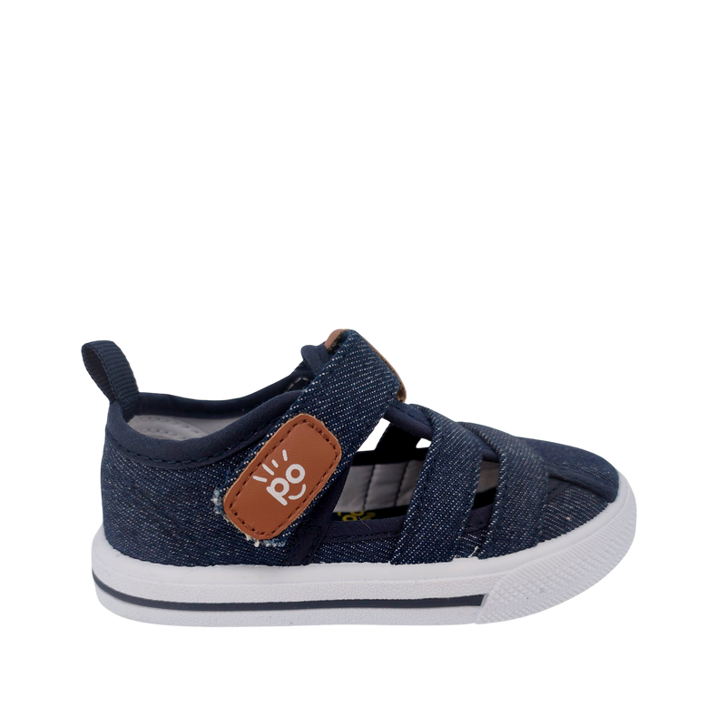 Canvas Carlos para infante color denim