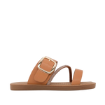 Sandalias flats Duna para mujer color tan