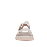Sandalias flats Abbey para mujer color taupe