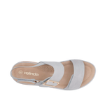 Sandalias de cuña Leila para mujer color gris