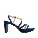 Sandalias de tacón Lara para mujer color azul