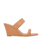 Sandalias de cuña Dasha para mujer color nude