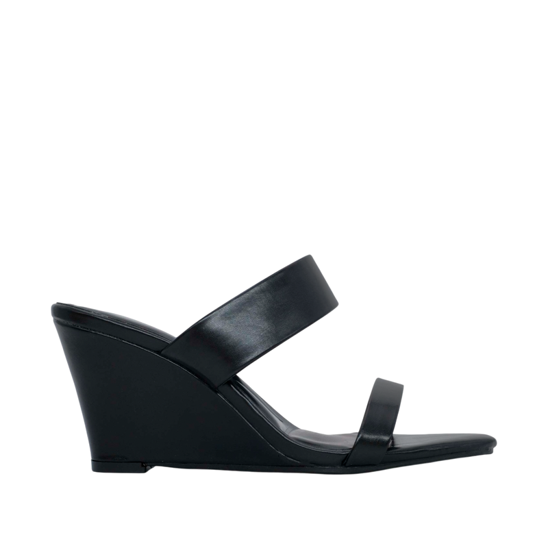 Sandalias de cuña Dasha para mujer color negro